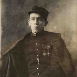 Blairs Cendrars in the uniform of the French Foreign Legion