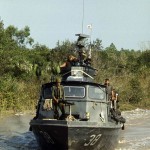 Fast patrol craft PCF-38 on Cai Ngay Canal in 1970