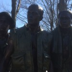 Vietnam War memorial in Washington DC