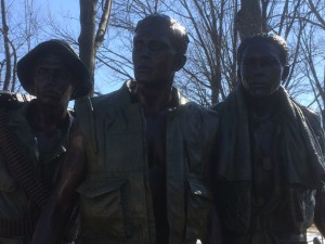 Vietnam War memorial in Washington DC