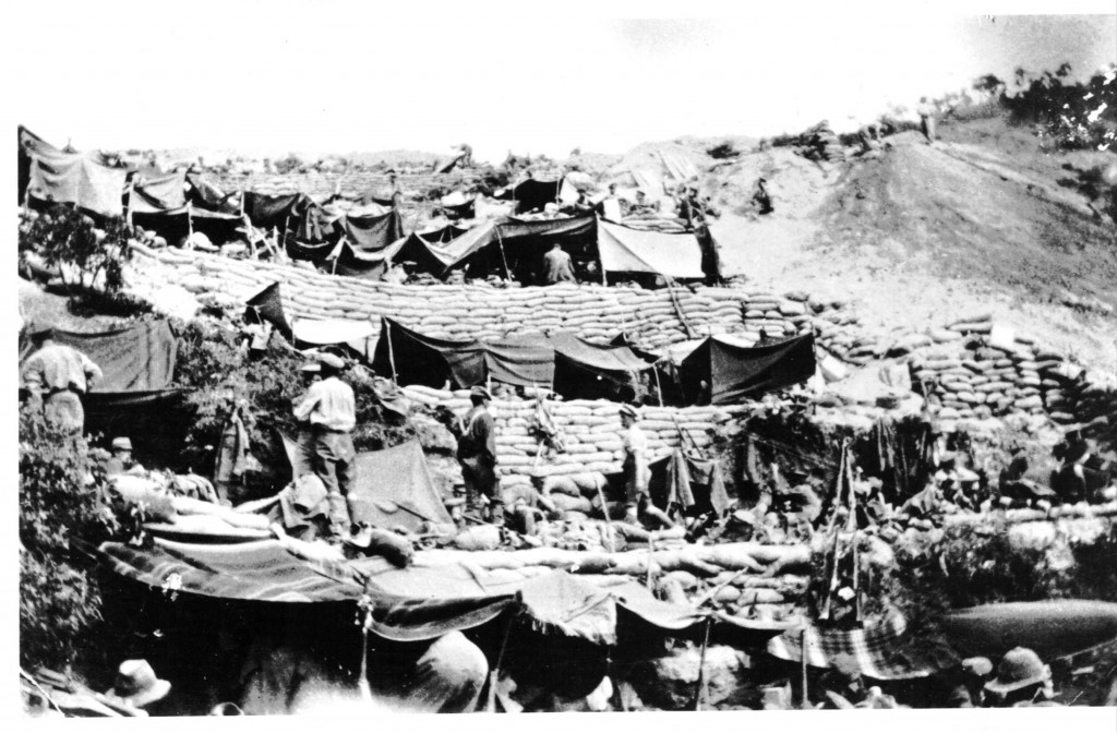 Anzac_Cove_encampment_1915
